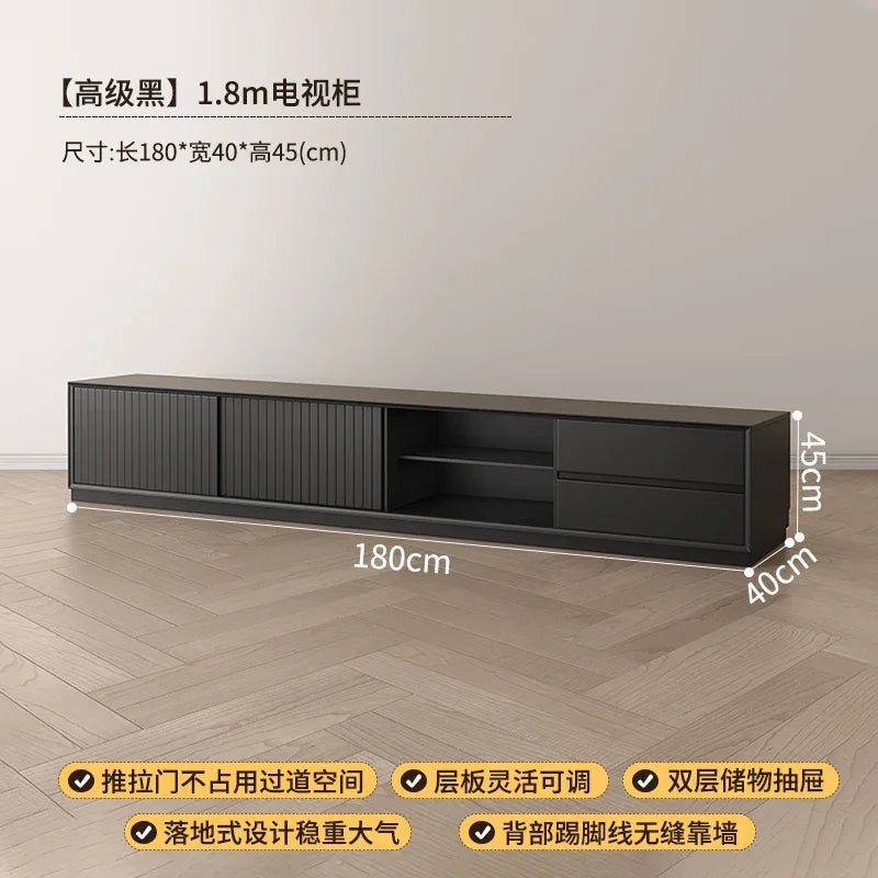 Modern Minimalist Tv Stand Aesthetic Premium Drawers Storage Tv Stand Luxury Glamour Mueble De Sala Modernos Home Furniture