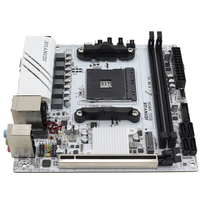 Jingyue B550i GAMING Mini ITX Motherboard DDR4 Memory Support AM4 Ryzen 5600GT/5600/5700X PCIe 4.0 Dual M.2 WiFi 6 Gaming PC