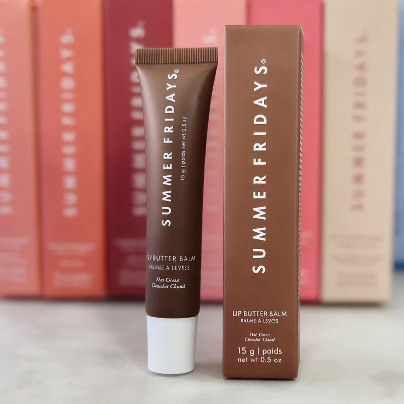 Summer Friday's Long-lasting Moisturize Lip Oil Glaze Pink Sugar Vanilla Beige Birthday Cake Strawberry Soft Serv Gloss Lip Balm