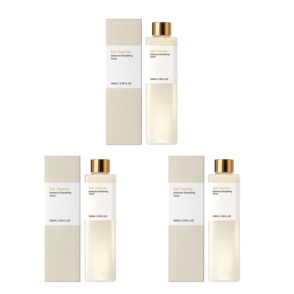 Silky Peptide Toner Intense Smoothing Hydrating Gentle Skin Conditioning Lasting Moisture Soft Texture Makeup Base Facial Toner