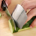 Stainless Steel Finger Guard for Cutting, Kitchen Safety Must-Have,Anti-Cut Protection for Slicing Veggies, Easy to Clean & Wear