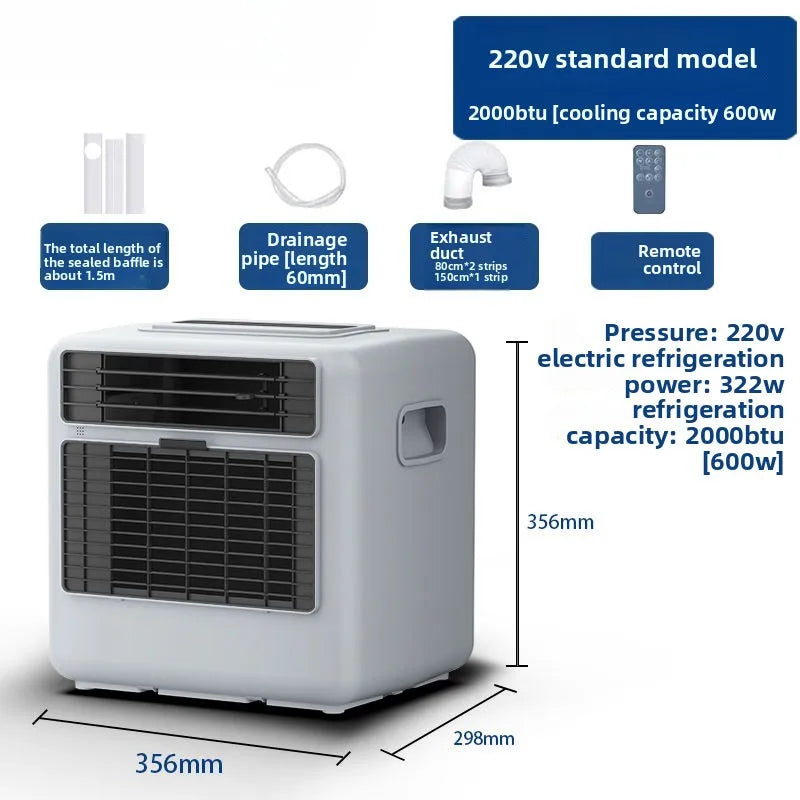 Mobile air conditioner, small portable air conditioner