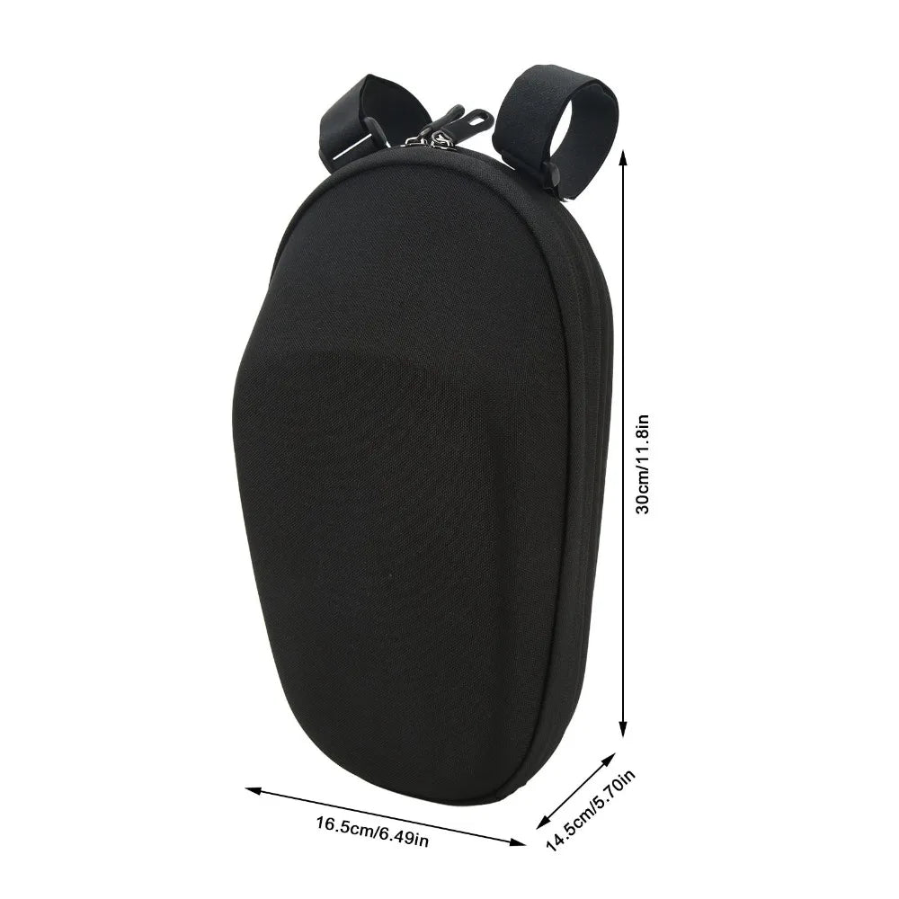 EVA Hard Shell Electric Scooter Bag Large Capacity Easy Install Scooter Front Bag with Adjustable Straps Portable