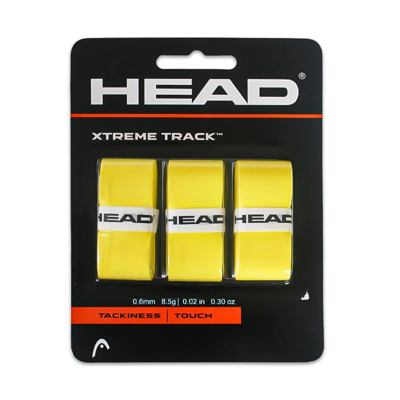 3pcs HEAD Tennis Racket Overgrip Sweat Band Absorption Grip PU Badminton Racket Handle Grip Tennis Griptape Padel Racket Grip