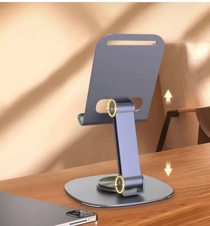 Metal 360 degree Rotating Mobile Phone Stand Desktop Lazy Stand For iPad Universal Folding TV Live Foldable Stand