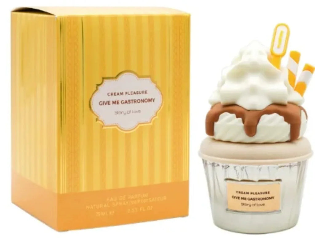 Arab Dubai Perfume Spray, Gourmand Women’s Fragrance, with Notes of Chocolate Cookie, Ice Cream, Strawberry, and Orange Citrus