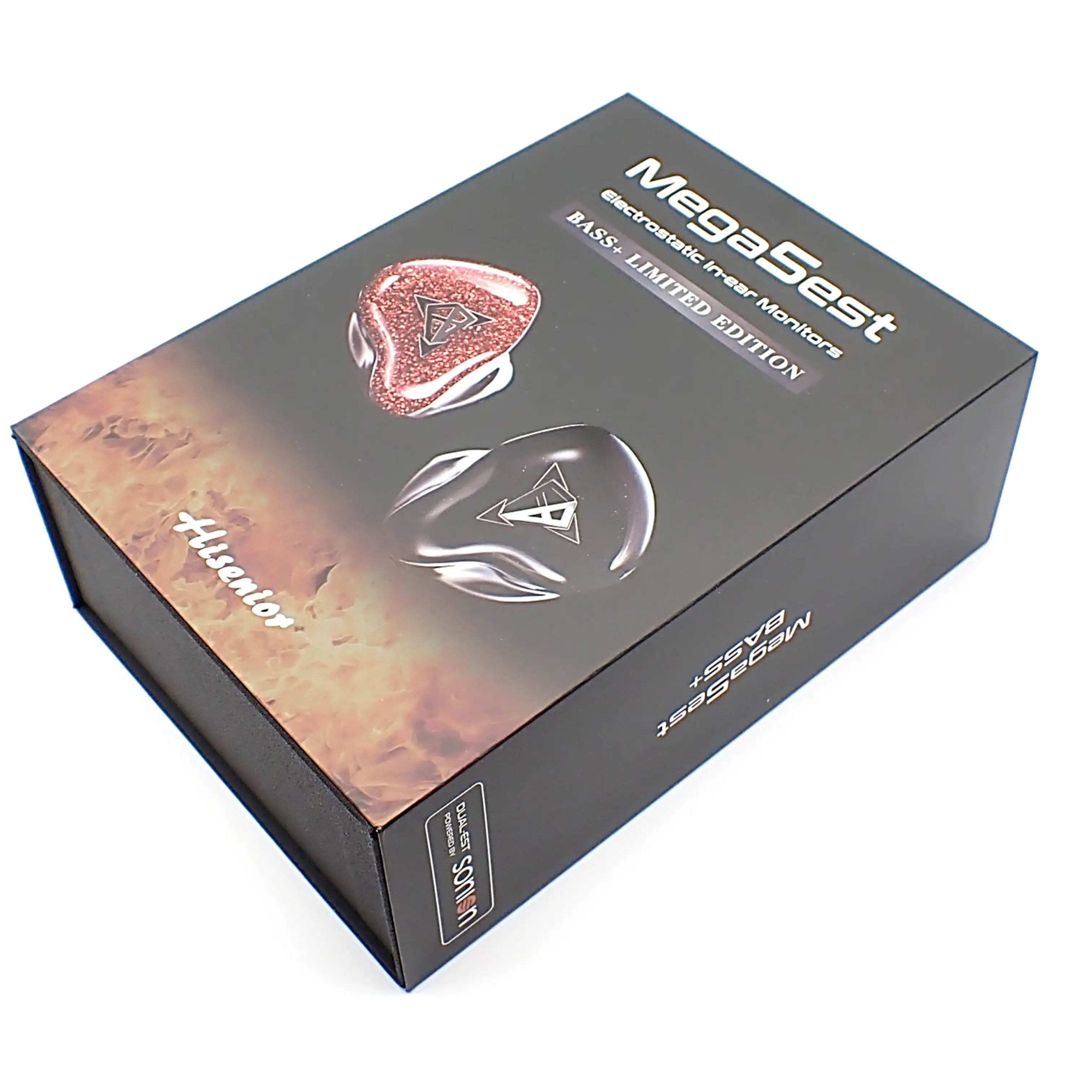 Hisenior Mega5Est Bass+ Limited Edition 2EST + 2BA +1DD Tribrid 5-Drivers Hybrid Audiophile Sub-bass IEM HiFi In-ear Earphone