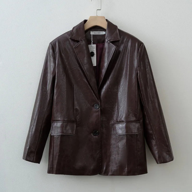 2025 Fall / Autumn Winter New Women Fashion  Basic Jacket Basic Blazer