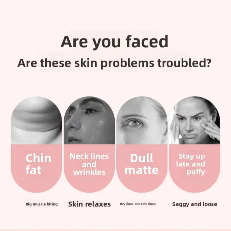 Roller Face-Slimming Artifact V-Face Beauty Facial Massager For Firming And Lifting The Face