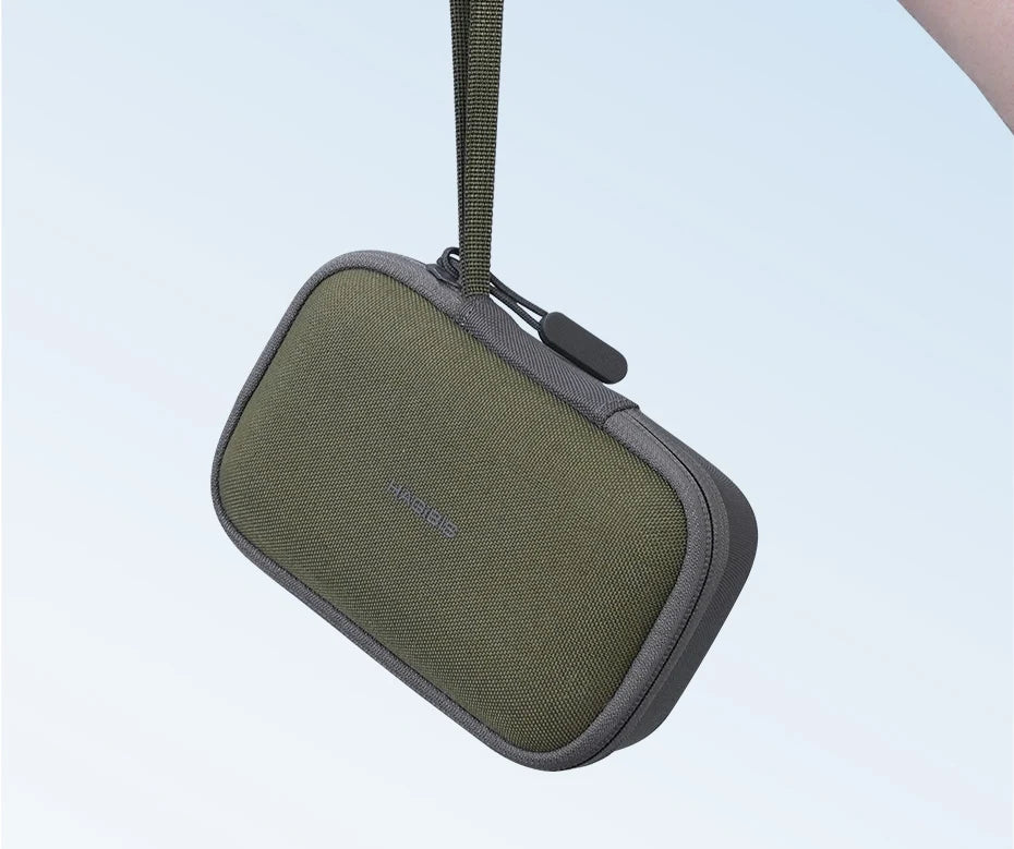 Hagibis Electronic Organizer Travel Case Bag for Mouse Portable Carry Case for Wireless Mouse Cable Charger Power Bank Hardshell