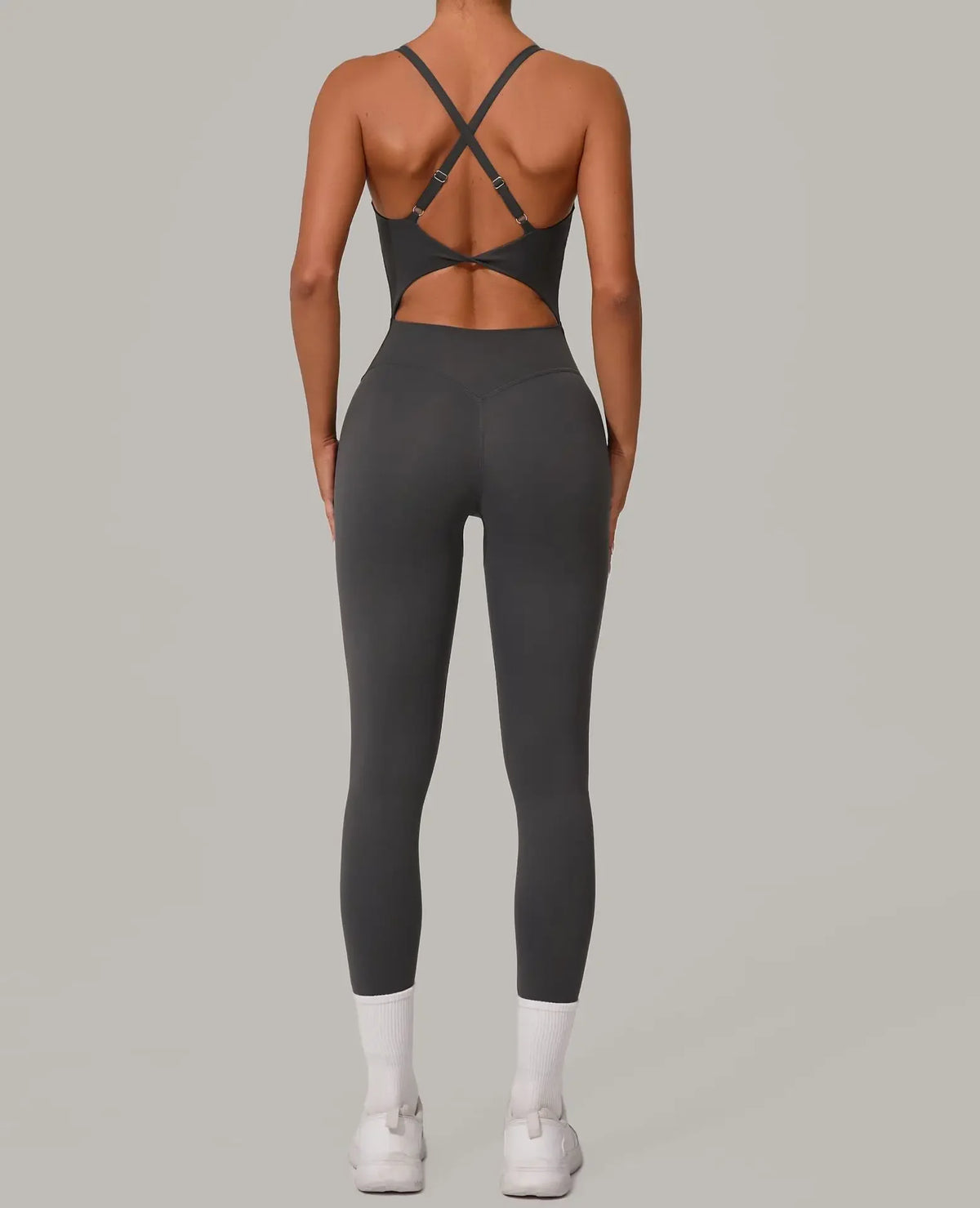 Wholesale Gym Clothes Woman Yoga Set Padding Women's Gym Jumpsuit Activewear Sportswear Push Up Fitness Sports Overalls Purple