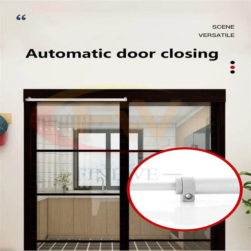 30-80KG Self Closing Automatic Sliding Door Closer Damping Buffer Automatic  Sliding Wood door Closer