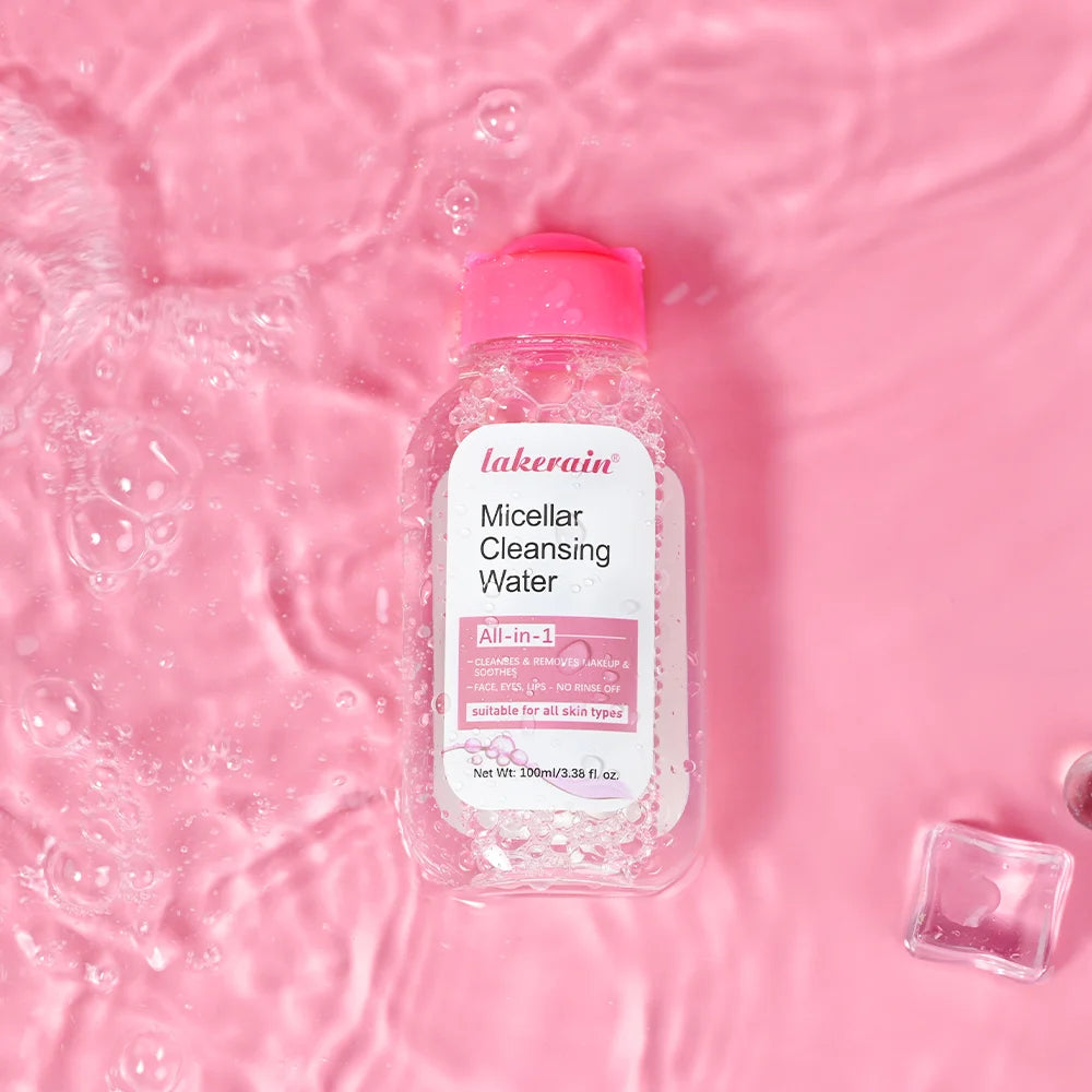 100ml Micellar Cleansing Water Makeup Remover Liquid For Face Eyes Lips Deep Cleansing Refreshing Non Tight Gentle Daily Facial Skin Care Cosmetics