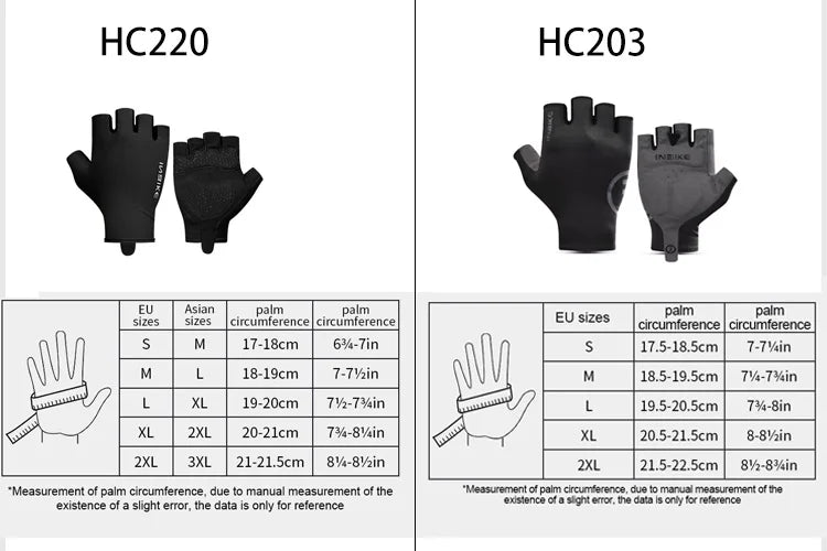 INBIKE Cycling Gloves Half Finger Summer Men Women MTB Gloves Shock-absorption Mountain Bike Sports Gloves Cycling Accessories