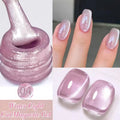 1-12pcs WS Summer Nails White Pink Blue Black Glass Bead Magnetic Gel Nail Polish Semi Permanent UV Soak Off Nail Art Decoration