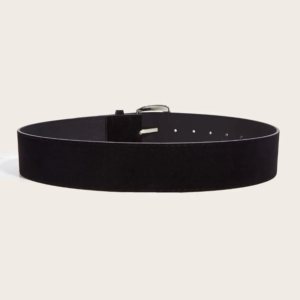 Maillard Styles Suede Leather Wide Belt Trendy Casual Pin Buckle Waistband Versatile Luxury Design Trouser Dress Belts Gifts