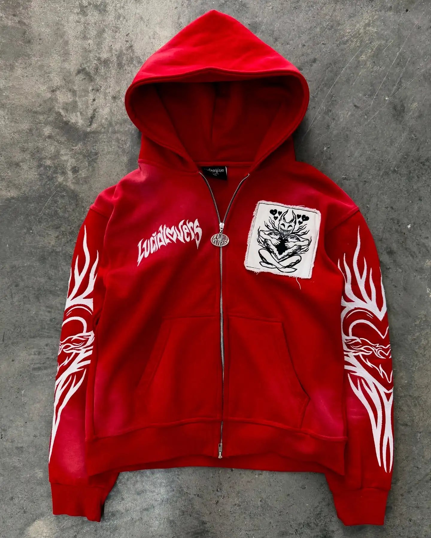 2026 American Fashion Trend Fur Collar Zipper Hoodie Men Street Hip Hop Retro Loose Sweatshirt Unisex Fleece Padded Warm Hoodie