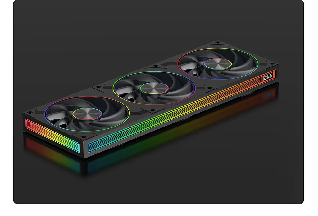 Thermalright TL-UC12/24/36 Performance Level Fan Pressure Fan ARGB Infinity Mirror Smart Speed Display 2400 RPM PWM Temperature
