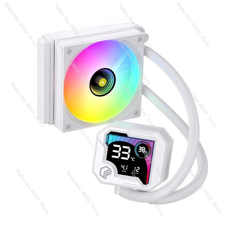 360 ARGB CPU Liquid Cooler with Segment Code Screen Intelligent Temperature Display