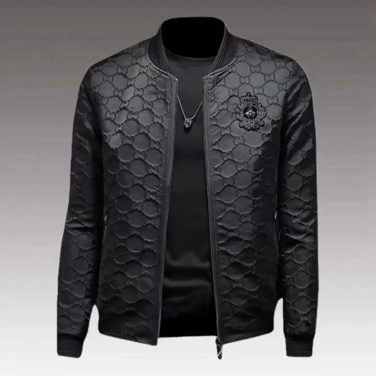 Men's Jacket Spring/Autumn New Trendy Brand Fashionable Slim Fit Thin Style Trendy Badge Embroidered Baseball Jacket Casual