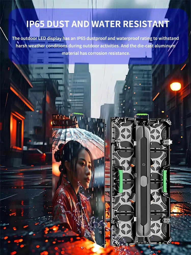 SMD Full Color LED Backdrop Video Wall Panel P2.604 P3.91 Outdoor Rental LED Display Screen