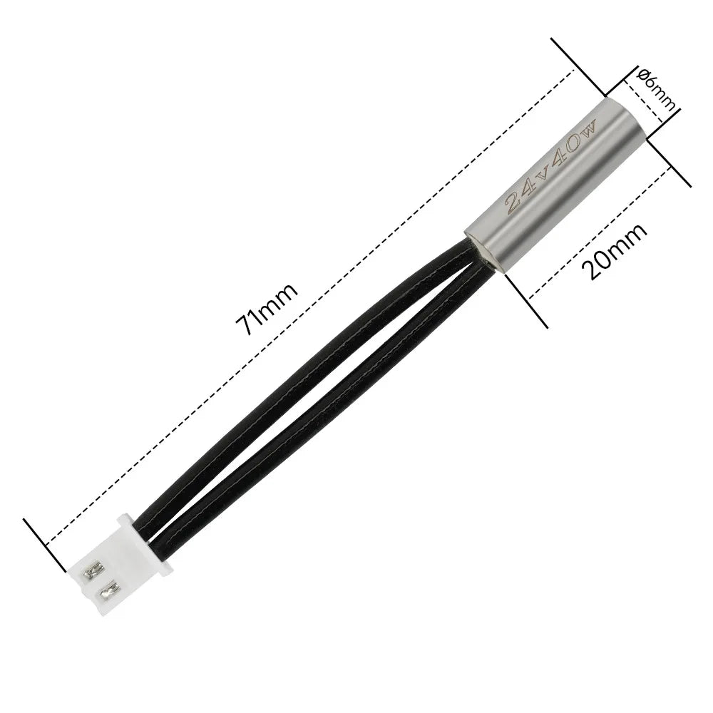 Creality Ender 3 V3 SE Thermistor Heating Tube Cartridge Heater 24V 40W and Thermistor 260°C 3D Printer Parts