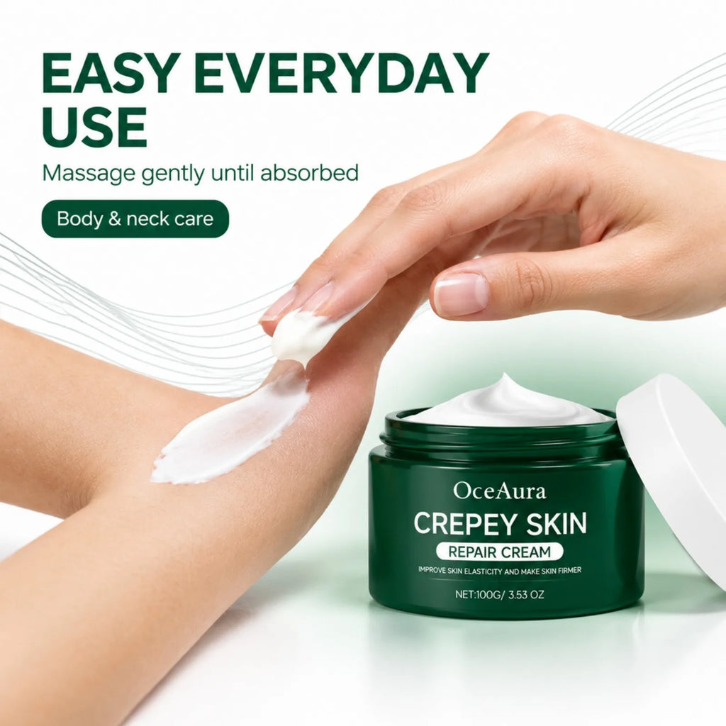 OceAura Firming Body Cream 100g Nourish Smooth Look Skin Deep Hydration Whole Body Moisturizer Supports Elasticity Revitalizing