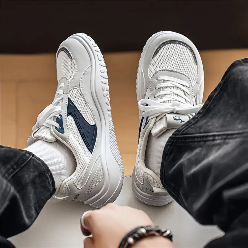Mens Casual Shoes Wide Toe Box Outdoor Lightweight Running Sneakers Mesh Anti-slip Soft Fashion Men's Shoes