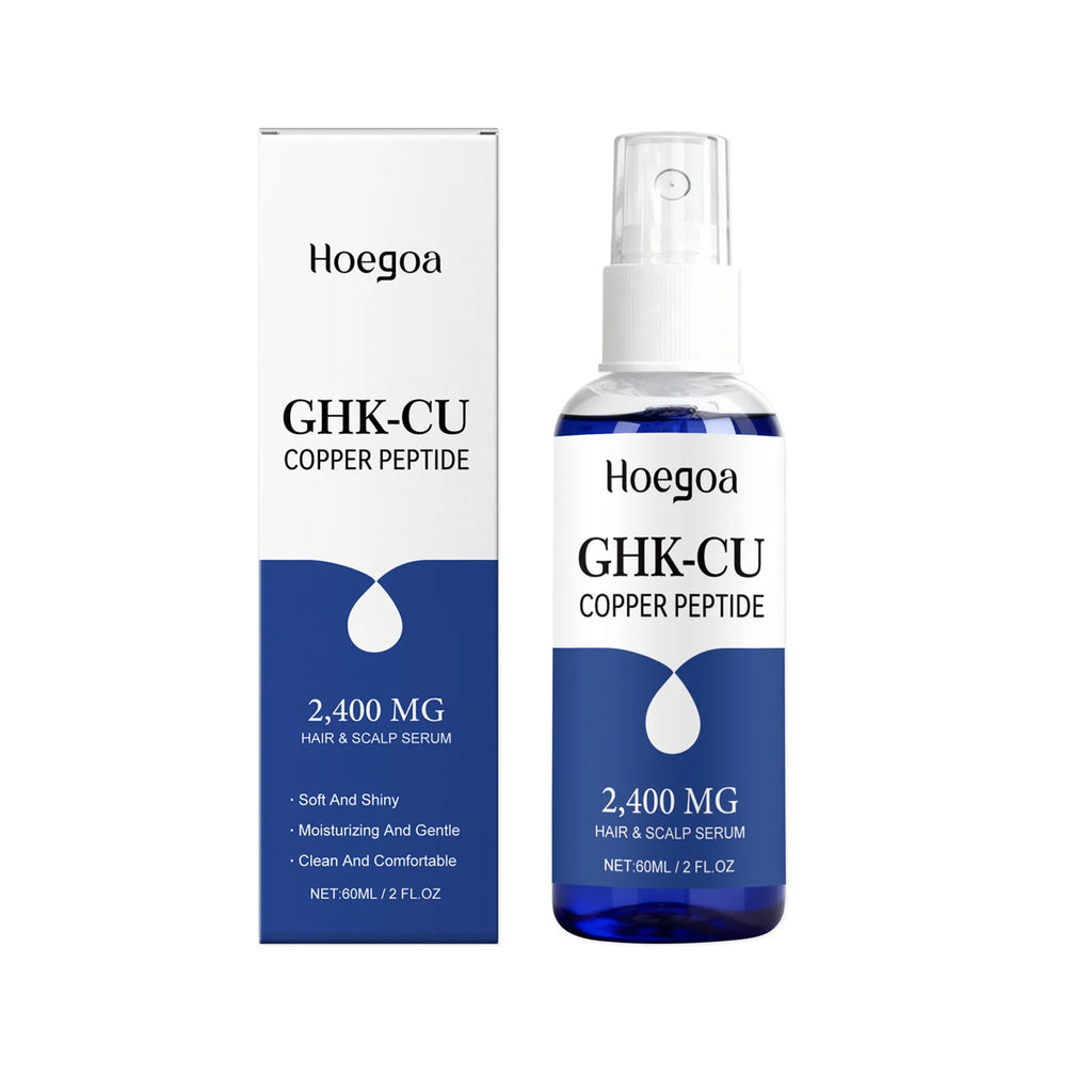Hoegoa Ghk‑cu Copper Peptide Hair Serum Improve Dry Split Plit Hair End Repair Scalp Barrier Fast Absorption Hair Repair Essence