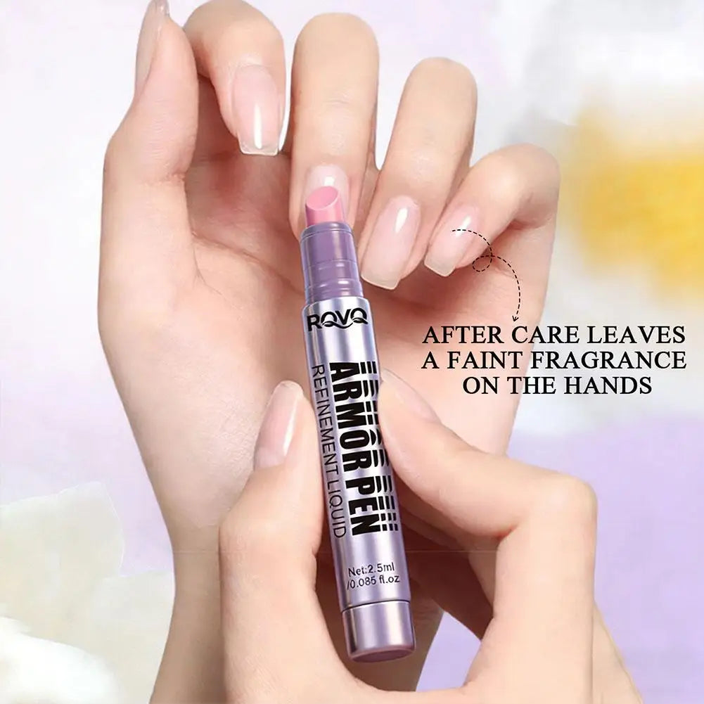 Nail Polish Pen,Cuticle Care Treatment Pen,Polishes And Smooths Cuticles,Pen Refinement Liquid Nail Art Pen Manicure Care Tools