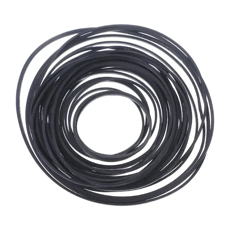 30Pcs Universal Mix Cassette Tape Machine Belts Assorted Common Belt for Recorders CD-ROM Video Machines Walkman DVD