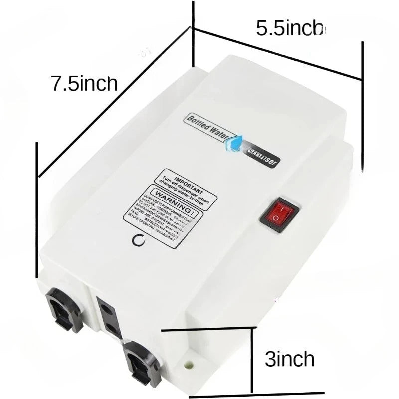 5 Gallon Bottle Electric Water Pump Single Tube 110V/220v AC US Plug Countertop Drinking Water Jug Pump for Kitchen Refrigerator