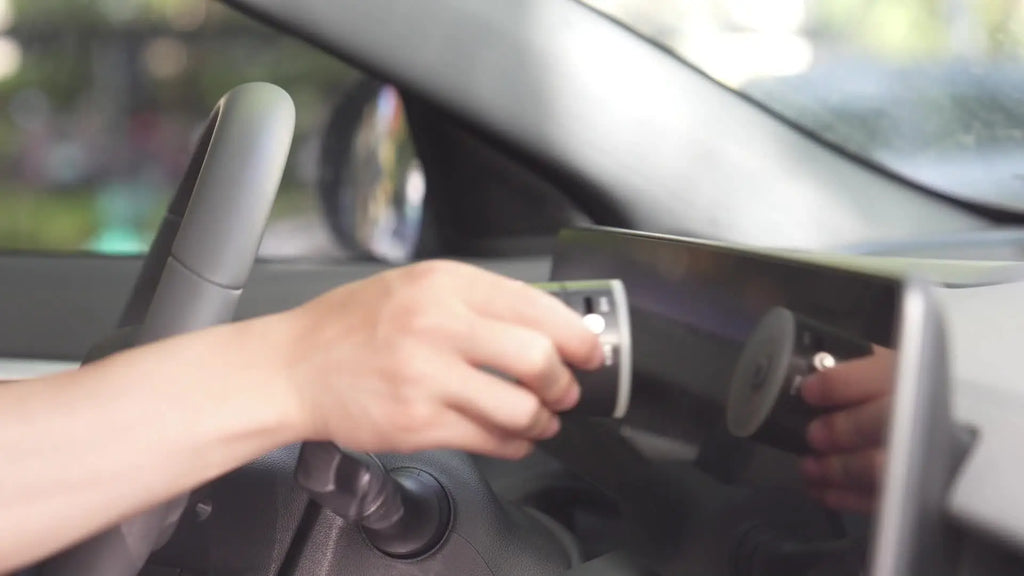 Foldable Double-sided Adsorption Vacuum Magnetic Phone Bracket A2 Hands Free Car Dashboard Mount Portable Desktop Cell Phone Stand Multi Scene Universal Phone Holder