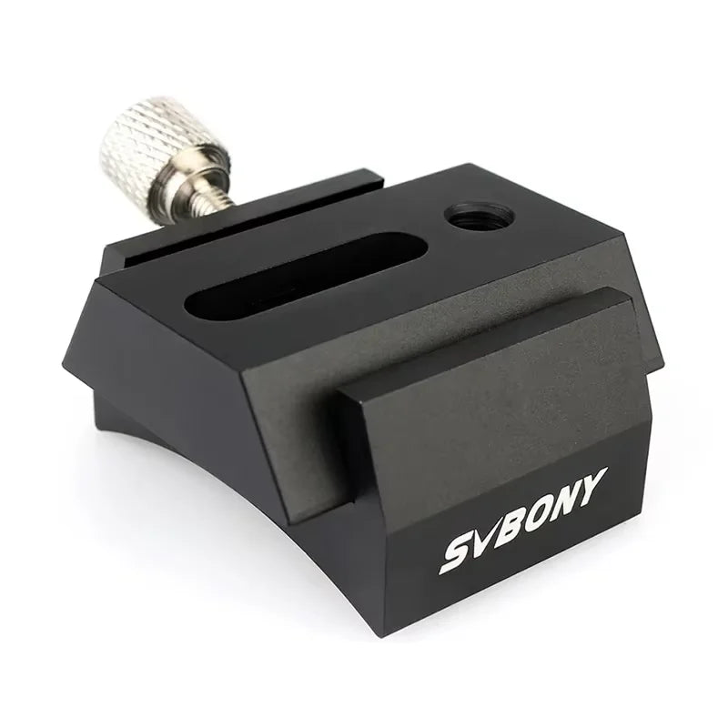 SVBONY Fully Metal Bracket Base Shoe + 42mm Dovetail UNC 1/4-20 Mounting for Optical Telescope Guiding Scope
