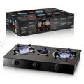 2026European-style Three-cooker  Cooktop with Fast Heating Table Installation Glass Surface Flameout Protection