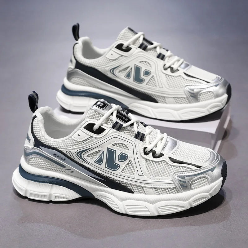 Shoes for Men Sneakers 2026 Fashion Breathable Sports Shoes Men Outdoor Running Shoes Lace Up Training Sneakers Tenis Masculino