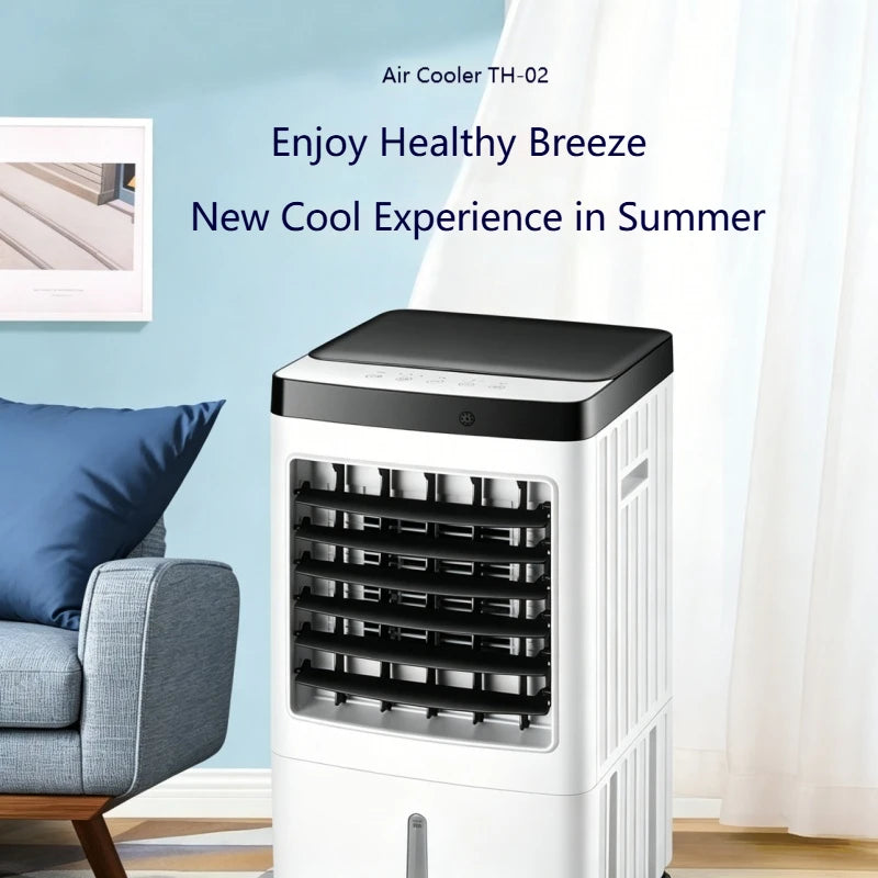 SIHAO Portable Air Conditioner Fan Humidifier Evaporative Cooler with Remote Control 10L Water Tank Strong Wind Silent Cooling