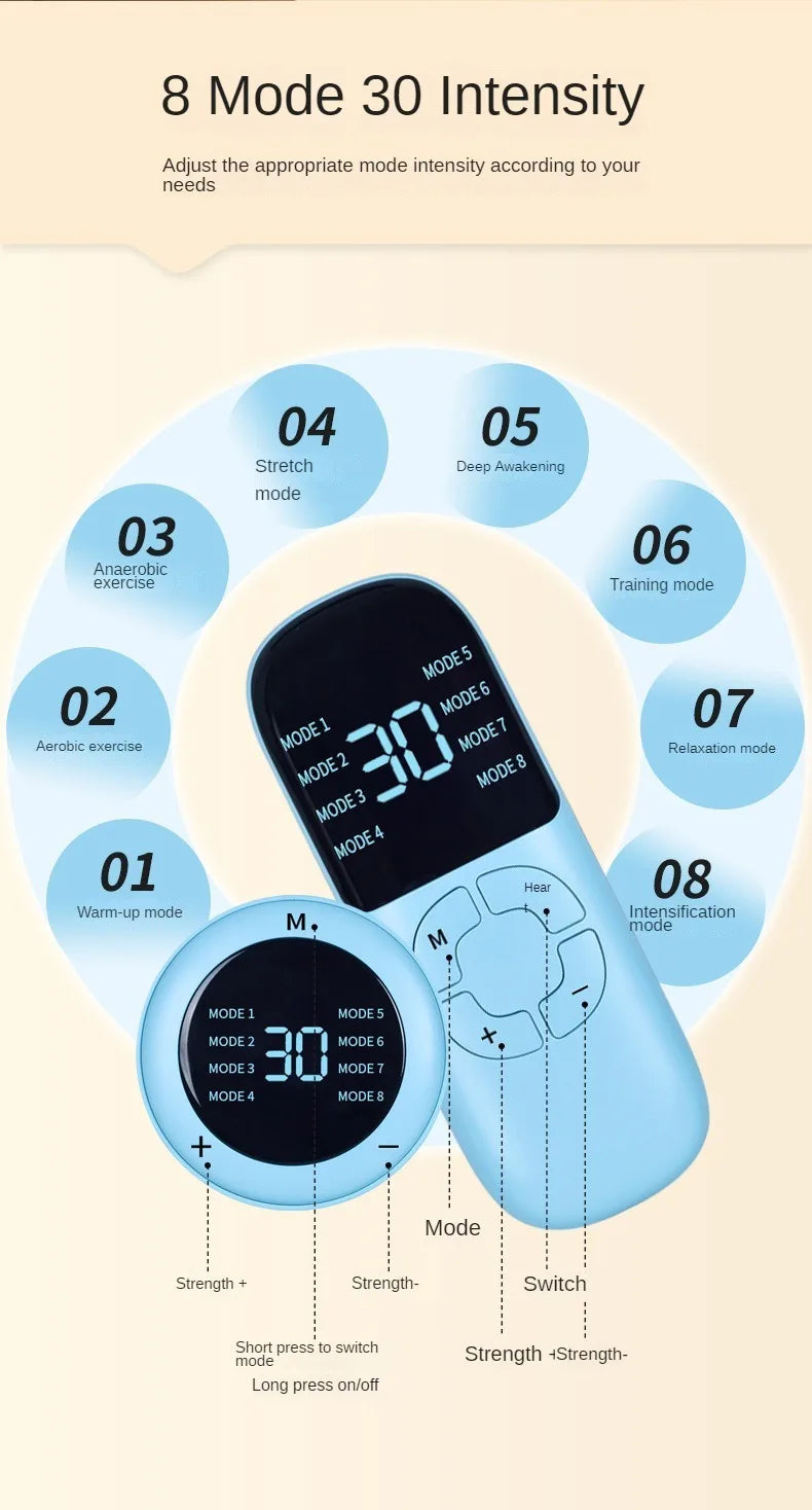 Arm Massager Machine Slim Deep Tissue Wristband Fat Burning Hand Training Instrument Wireless Portable Foot Full Body Massagers