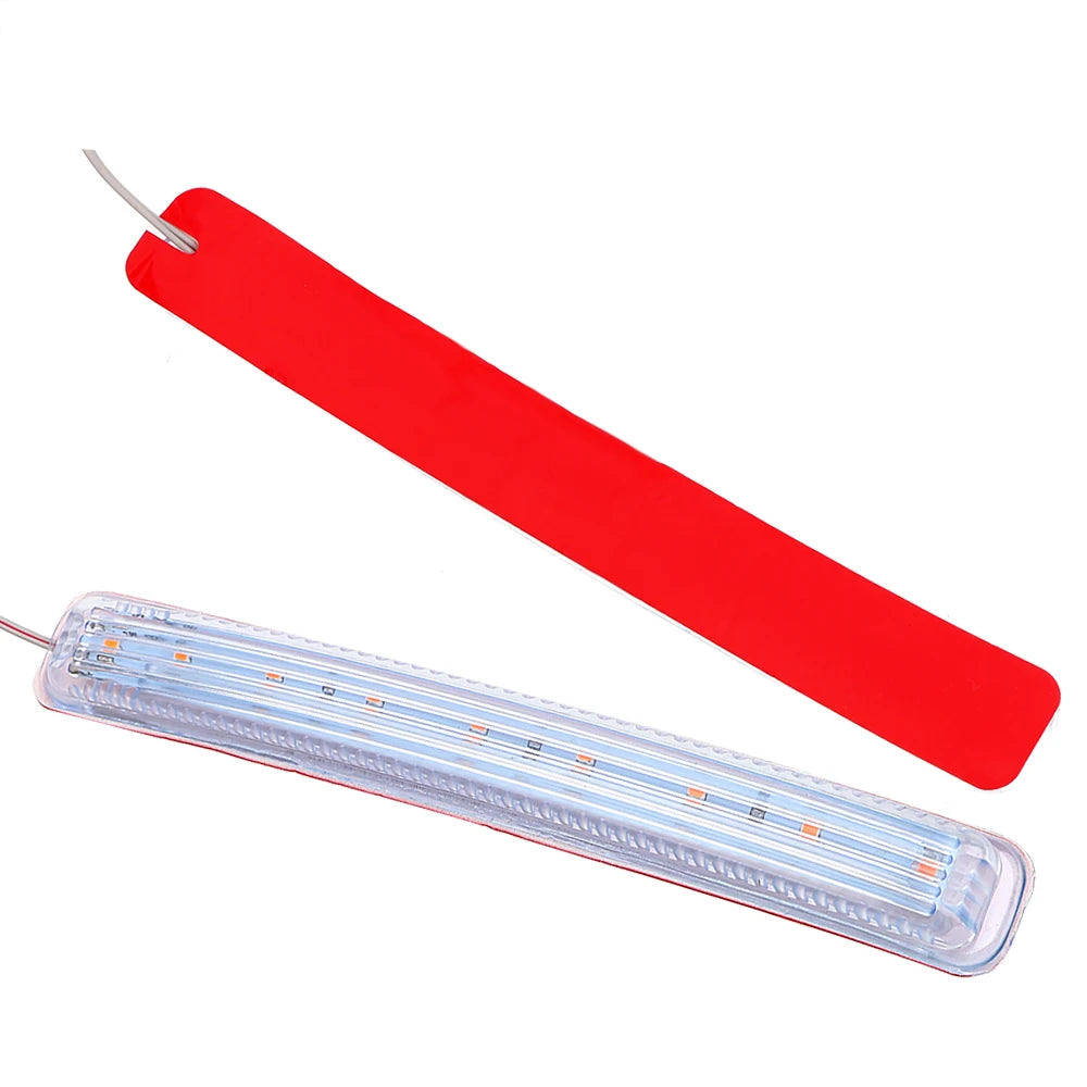 LED Car Light Source Yellow Soft 8 SMD FPC Turn Signal Light Amber Universal Flashing Indicator Lamp 2PCS Auto Rearview Mirror