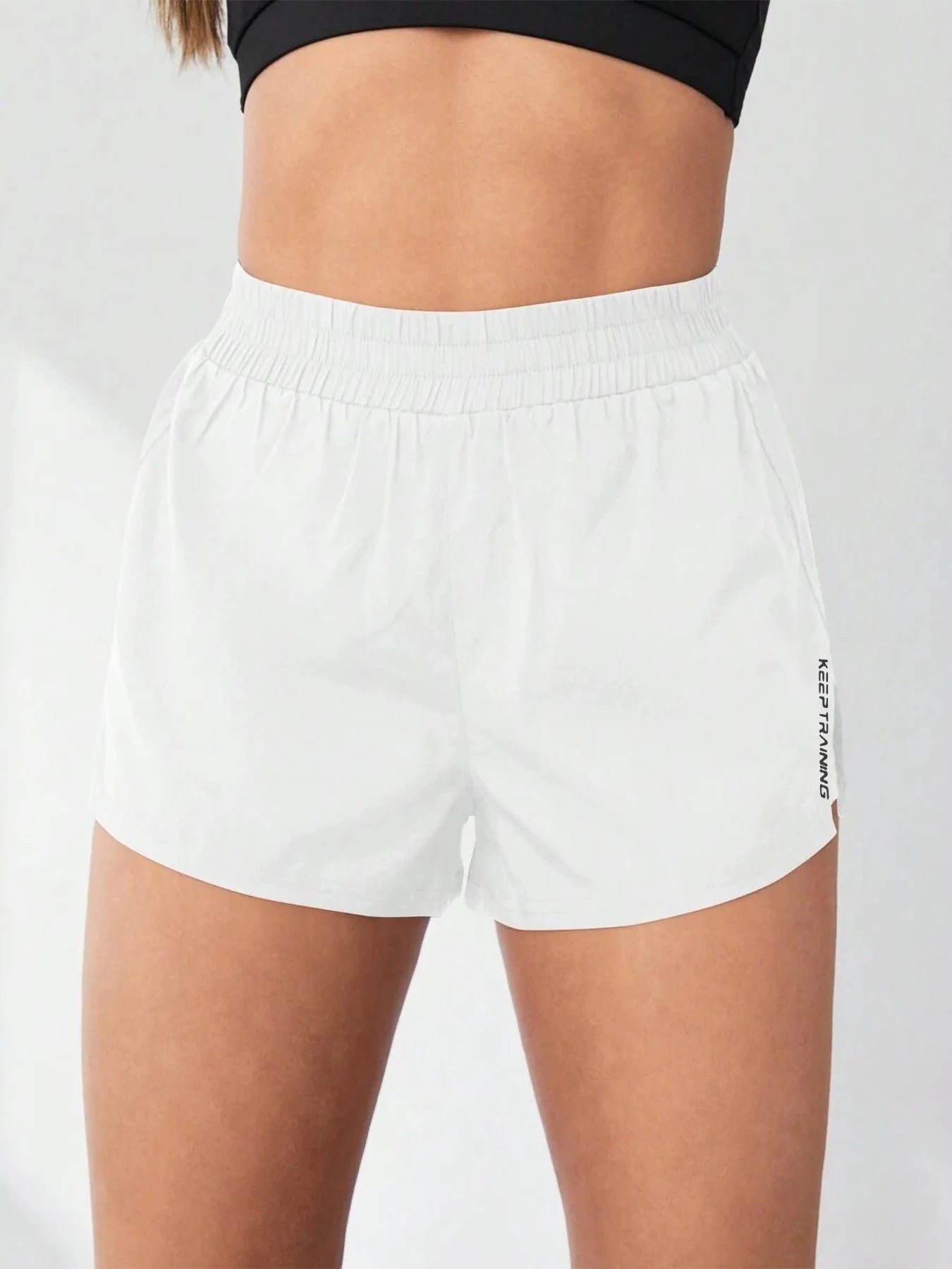 2026 New Style Faux Two-Piece Anti-Exposure Yoga Shorts Sports Shorts Running Fitness Tennis Casual Basic Sports Pants Women's