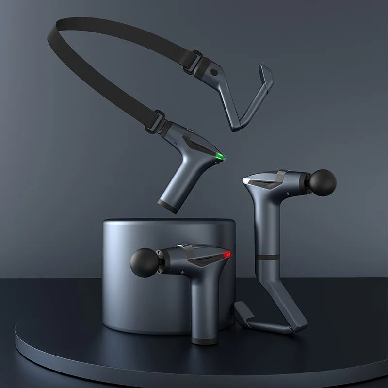 Hot Selling Long-handle Electric Massage Gun: Multifunctional for Muscle Relaxation, Deep Tissue Percussion Relief