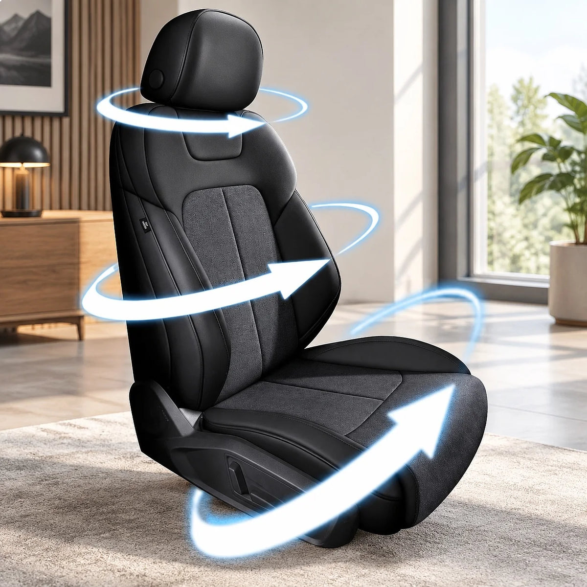 Custom Leather Suede All Inclusive Car Seat Cover for Golf 4 5 7 8 Auto Interior Protector Accessories