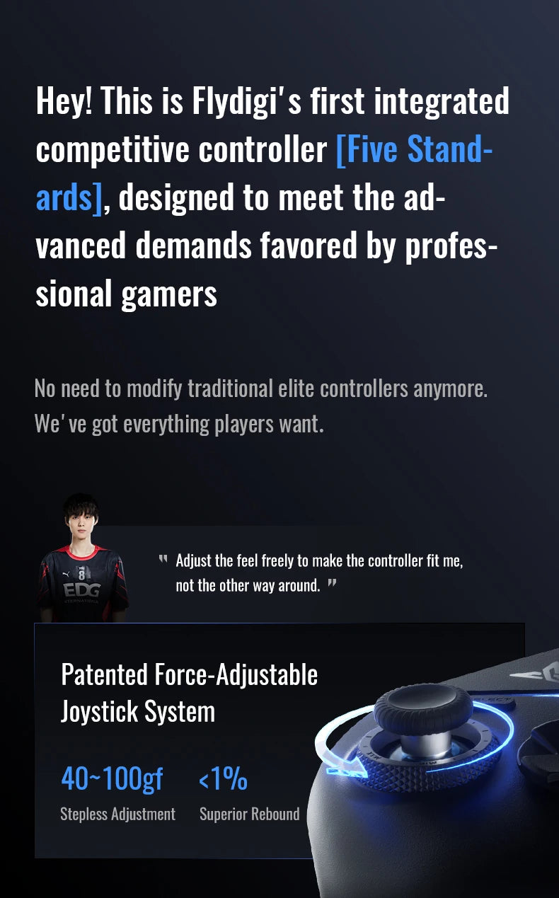 FLYDIGI Vader 5 Pro/ 4ProGaming Controller Switchable Tirgger Support Elite Force PC NS Mobile TV Box PC Gamer PS Game Boy Gifts