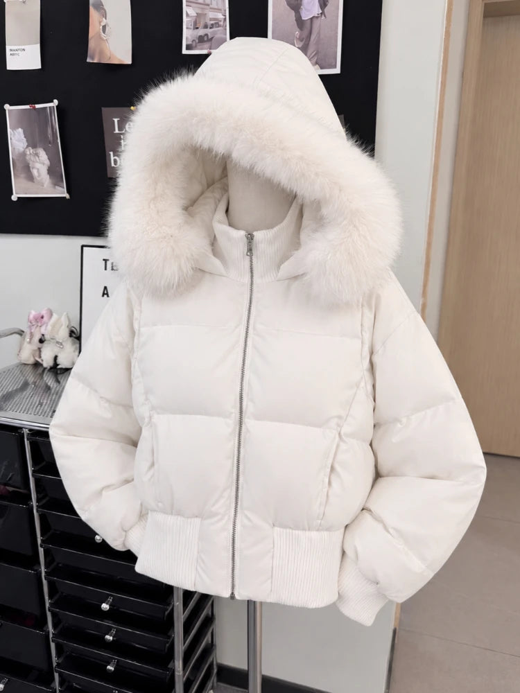 Subculture Harajuku Vintage Safari Coats with Hooded Women Zipper Sweatshirts Casual Streetwear Grunge Jacket Y2k Stand Neck
