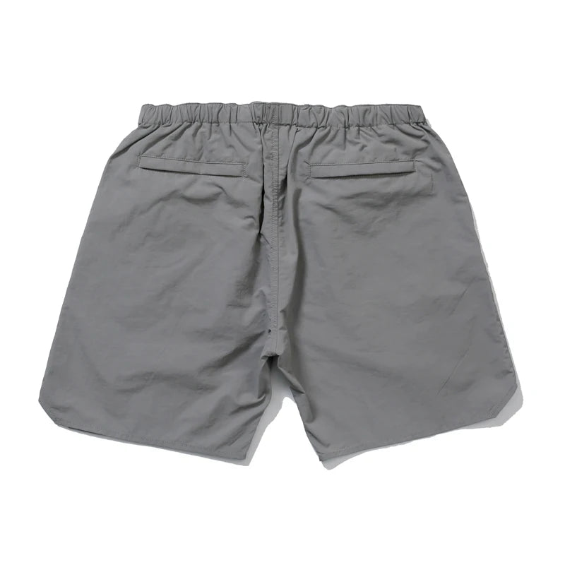 Quick Dry NBHD V-shape Shorts Zipper Pockets Shortpants Japan Men Women Thin Fabric Loose Drawstring Short Pants Breeches