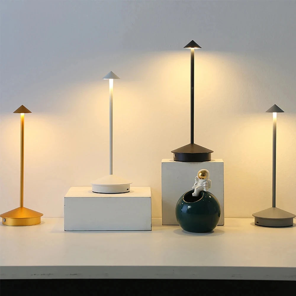 Creative Dining Touch Led Hotel Bar Coffee Pina pro Table Lamp Rechargeable Table Lamp Lampada Da Tavolo Decorative Desk Lamp