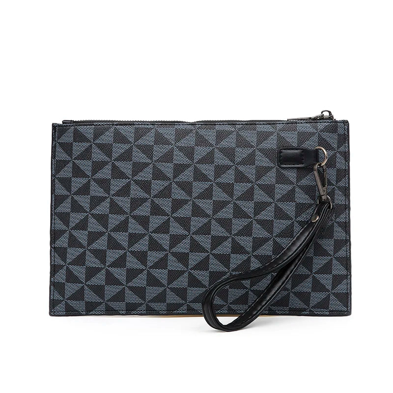 2026 New Men's Business Casual Clutch Bag Fashion Shark Print Envelope Bag Wallet Phone Bag Large Capacity Men's Gifts Pouch Pho