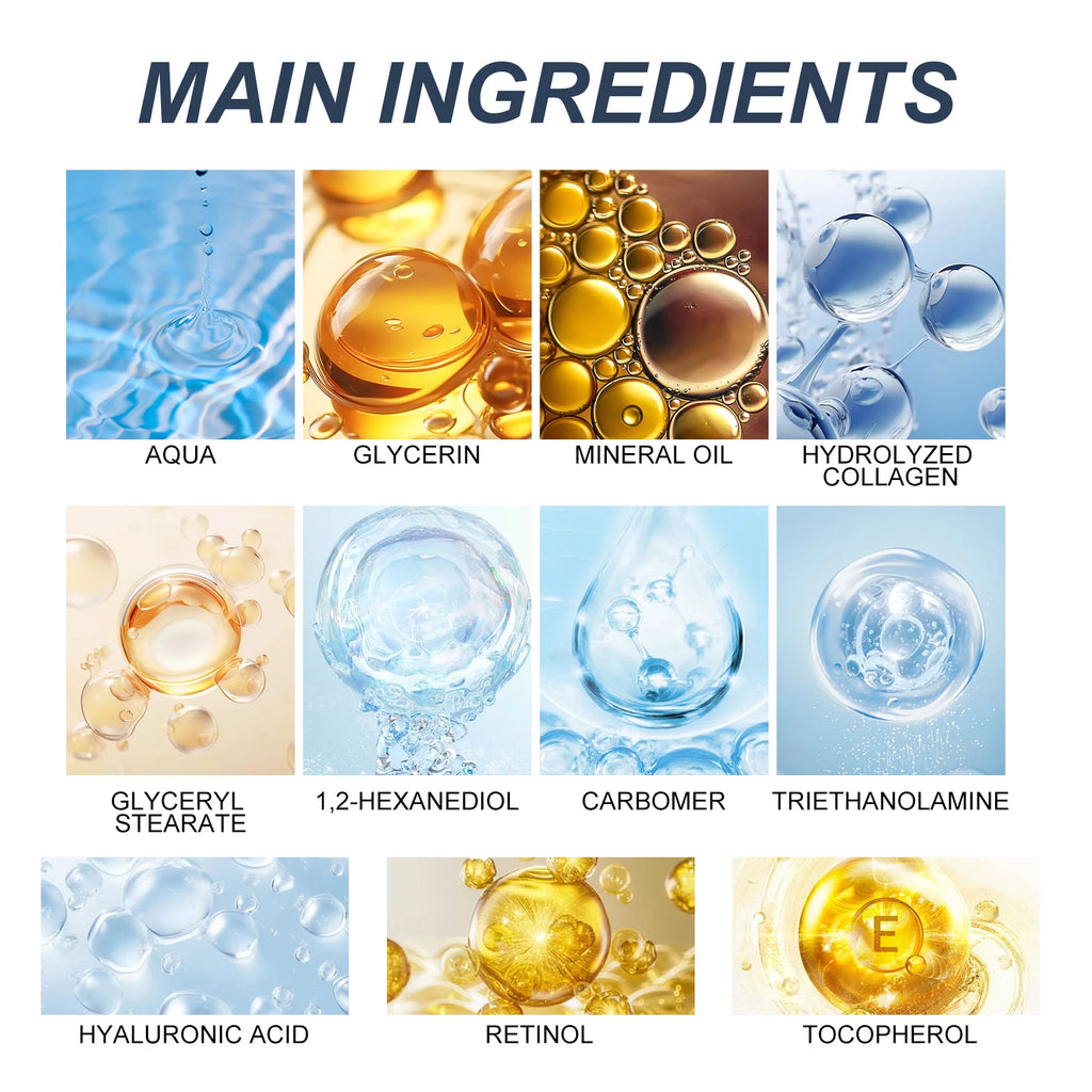 Anti-wrinkle Cream For Men Remove Face & Neck Wrinkles Firming Moisturizing Skin Retinol Face Cream Anti-aging Facial Treatment
