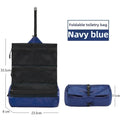 Multi-Functional Men's Travel Toiletry Bag: Compact Foldable Waterproof Organizer for Business Trip Camping Gear