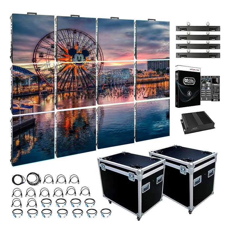 P3 Led Video Wall Complete System Ecran Geant Advertising Boards Ledwall Outdoor Screen for Mobile Dj Booth Advertising Boards